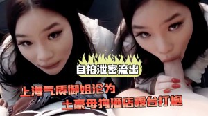 自拍泄密流出上海气质御姐沦为土豪母狗酒店露台打炮