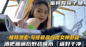 推特泄密勾搭极品白虎女神野战-酒吧蹦迪后野战喷水逼好干净