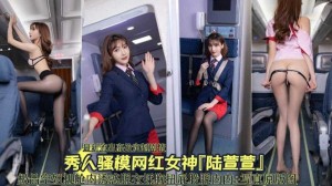 秀人网网红女神陆萱萱极品空姐机舱诱惑